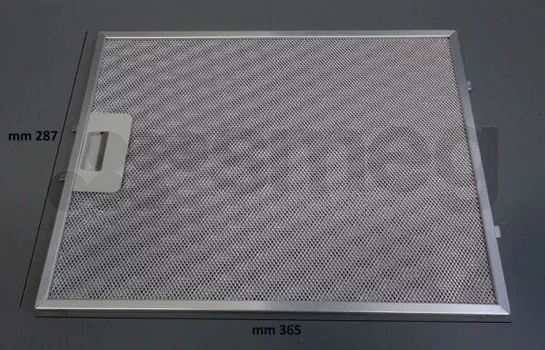 Filtre � graisse m�tal - Smeg r�f. 813410705 (pi�ce d\'origine)