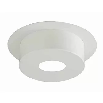 Finition plafond pour conduit isol� Therminox �150 ronde hauteur 20cm �maill� blanc - Poujoulat r�f. 20150064-9020