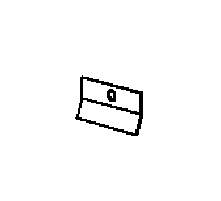 Fixation de vitre (à l\'unité) - MORSO Réf. 54146361