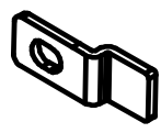 Fixation de vitre (à l\'unité) - Supra Réf. FR0109400B