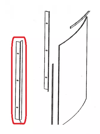 Fixe vitre pb2000 (&agrave; l\'unit&eacute;) - SUPRA R&eacute;f. 18422