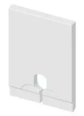 Fond en Alutec / plaque arri�re foyer  - SUPRA R�f. 31305 (STOCK)