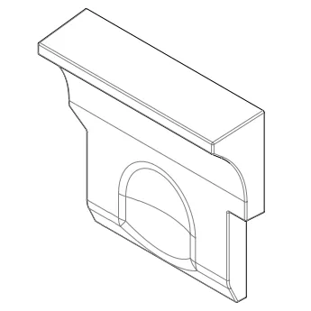 Fond en Alutec&reg; - MCZ (Cadel-FreePoint-Red) R&eacute;f.41151001200