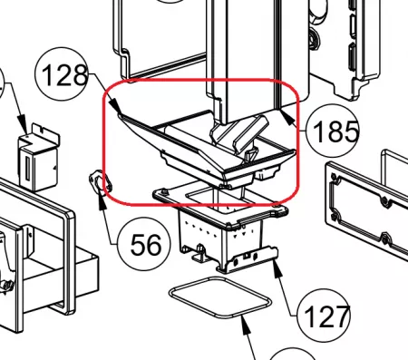 GOULOTTE FONTE SUR BRASIER MIETTA - EXTRAFLAME R&eacute;f. 004278208