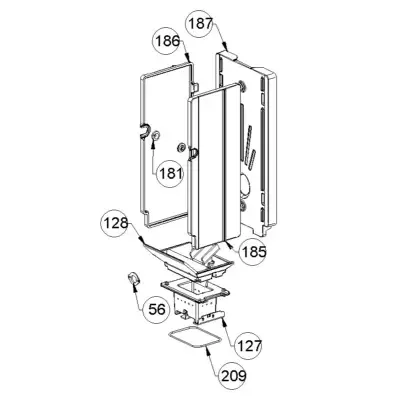 GOULOTTE FONTE SUR BRASIER MIETTA - EXTRAFLAME R&eacute;f. 004278208