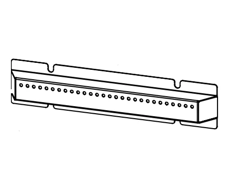 Grille Air tertiaire SL-500/800/900 - Heta Scan-Line r�f. 1011-0137