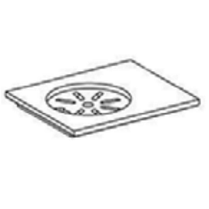 Grille argent - STOVAX Réf. RVAC100