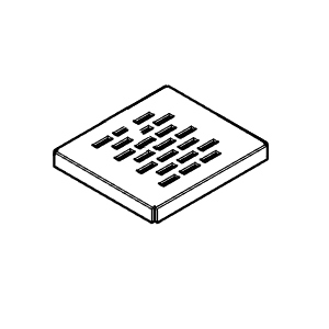 Grille bois - Solzaima réf. IS0103050250007