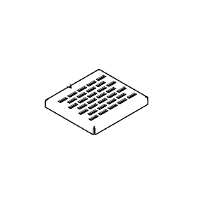 Grille bois - Solzaima r�f. IS0103050250008