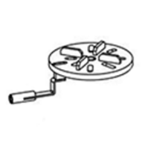Grille centrale argent - STOVAX R�f. RVAC034