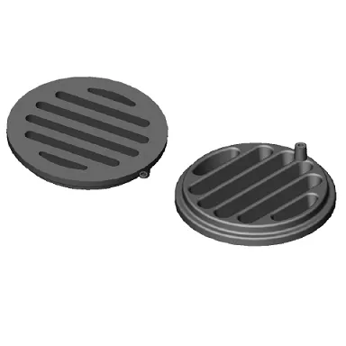 Grille de d&eacute;cendrage en fonte - MCZ (Cadel-FreePoint-Red) R&eacute;f.43660022