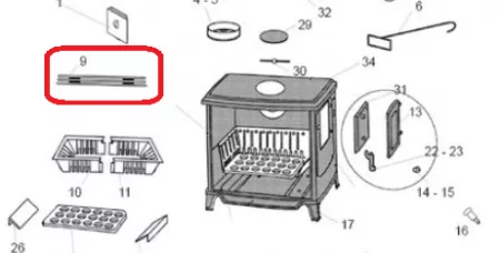 GRILLE DE FACE - SAEY R&eacute;f. 877.0003.500