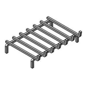 Grille de foyer pare-buches - MCZ (Cadel-FreePoint-Red) R�f.42040873