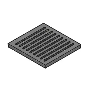 Grille en fonte 20X20 - MCZ (Cadel-FreePoint-Red) R�f.4130830