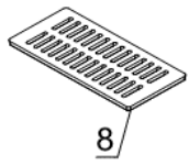 GRILLE F61 - Supra R�f. FR0111280B