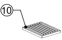 GRILLE FONTE - SUPRA R&eacute;f. 46341