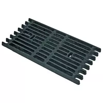 Grille fonte bois charbon 3701 - pi�ce adaptable = GODIN 30218373853 (STOCK)