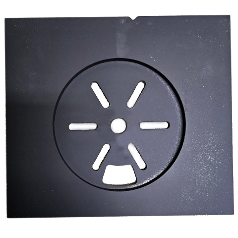 Grille sole Noir - STOVAX R�f. RVAC081B