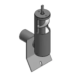Groupe vis sans fin - Version courte ray�e avec arbre m�le - MCZ (Cadel-FreePoint-Red) R�f. 4D12013013