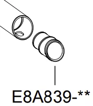 Insert noir Toobi petit mod&egrave;le - Jacob Delafon R&eacute;f. E8A839-34R