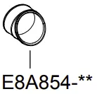 Insert vert Toobi grand mod&egrave;le - Jacob Delafon R&eacute;f. E8A854-5B
