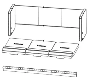 Jeu de 8 briques complet nouvelle g�n�ration pour Studio 2 - STOVAX R�f. RVST-2EUBSET1 (SUIVI)