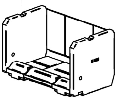 Jeu de briques basses nouvelle g�n�ration pour Studio 500 - STOVAX R�f. RVS-MEC10410