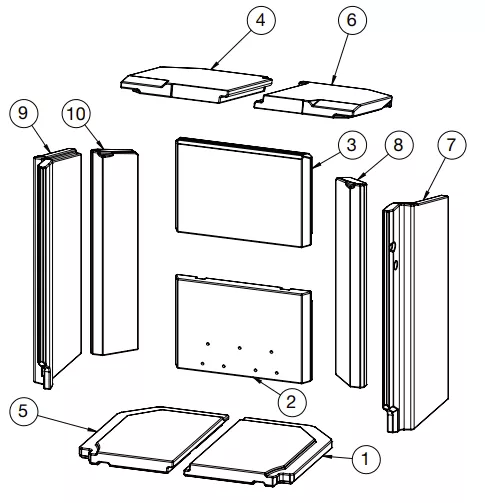 Jeu de vermiculite Moderna - Heta Scan-Line r�f.6000-027123