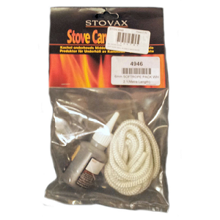 Joint 6 mm avec adhésif Paquet de 2 m - STOVAX Réf. 4946