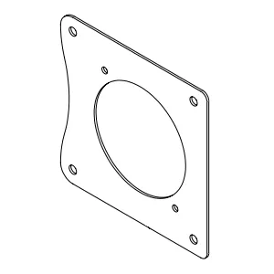Joint d\'inspection avant de la poche du brasier- MCZ (Cadel-FreePoint-Red) R&eacute;f. 41802000400