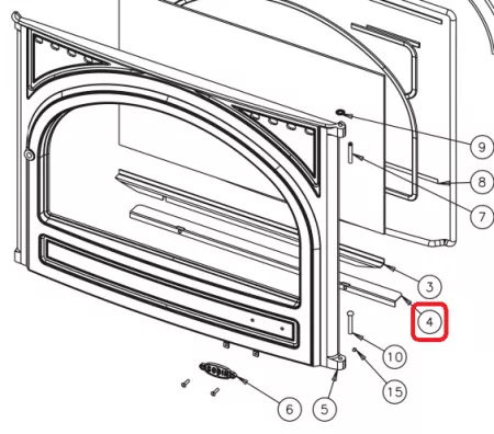 JOINT DE FACADE 366102 INOX - GODIN R&eacute;f. 12080366102018