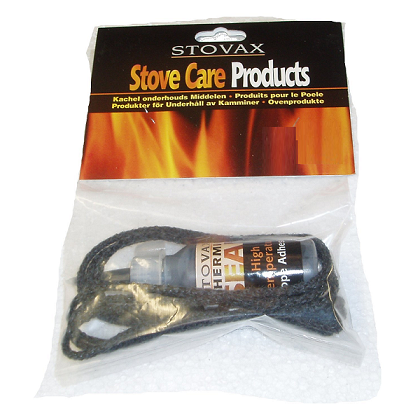 Joint en corde de verre de 3 mm avec adhésif Paquet de 2 m - STOVAX Réf. 4975