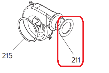JOINT SORTIE FUMEE - PALAZZETTI r&eacute;f. 895710530 = GODIN R&eacute;f. 00001309222