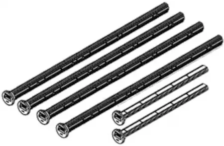 Kit (6 fixations) universel pour plaques de commande WC - Jacob Delafon R&eacute;f. RTA250NF (SUIVI)