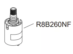 Kit cartouche kerox - Jacob Delafon R&eacute;f. R8B260NF