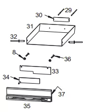 KIT CENDRIER FOYER 700 PRISMATIQUE - INVICTA R&eacute;f. C6370-46