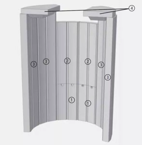 Kit complet 10 briques Linus - SAEY R�f. 056.8770003