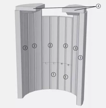 Kit complet 10 briques Linus - SAEY Réf. 056.8770003