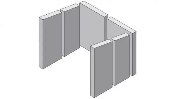 Kit complet 6 briques de foyer - HARK R�f. ETSTO0605037