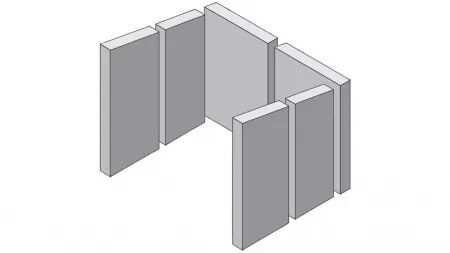 Kit complet 6 briques de foyer - HARK R&eacute;f. ETSTO0605037