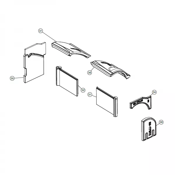 Kit complet de 8 briques 760WD - DOVRE R�f. 03.77588.100