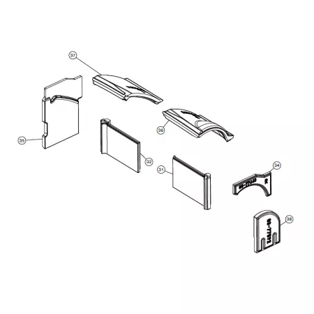 Kit complet de 8 briques 760WD - DOVRE R&eacute;f. 03.77588.100