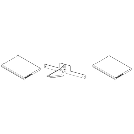 Kit de d�flecteur alutec s�par� avec support - MCZ (Cadel-FreePoint-Red) R�f. 41151999700