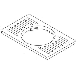 Kit de grille principale  pour charbon - STOVAX Réf. SS50