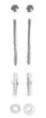 Kit fixations au sol cuvette/bidet Astros - Jacob Delafon R�f. E6917-CP