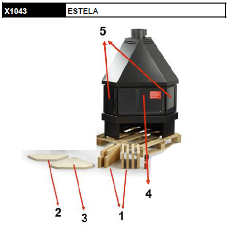 Kit r�fractaire - ROCAL r�f. X1043-300