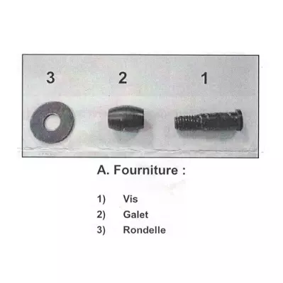 Kit remplacement Axe De Verouillage - SUPRA R�f. 34710 (STOCK)