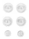 Kit tampons blancs abattant 8322K/E4267/E70021 Blanc - Jacob Delafon R�f. ETA152-00