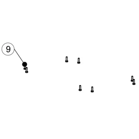 Kit visserie dessus ARIO / AIKO - SUPRA Réf. FR0017930B