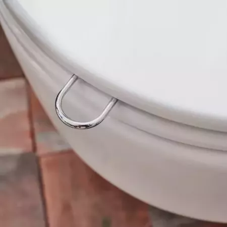 Languette pour abattant Chrom&eacute; - JACOB DELAFON R&eacute;f. E21562-CP